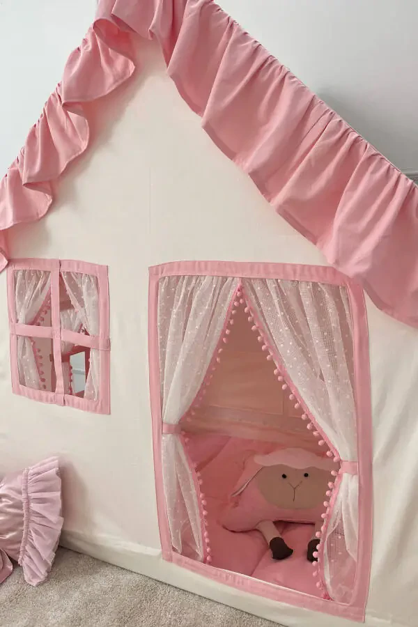 Kids Play House Dust Pink Play Tent Game A - 4