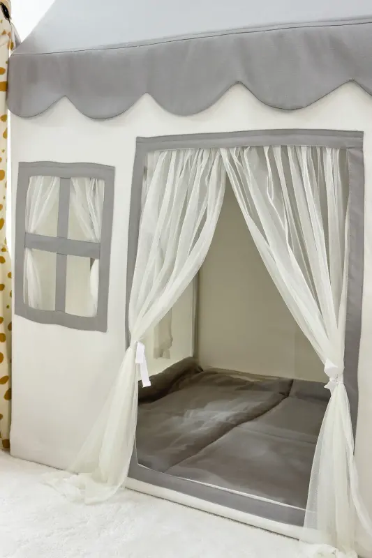 Kids Play House Grey Color Play Tent Playground - 5