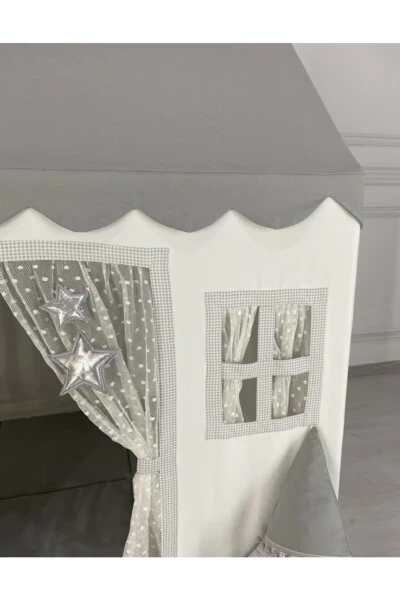 Kids Play House Grey Color Play Tent Playground - 3