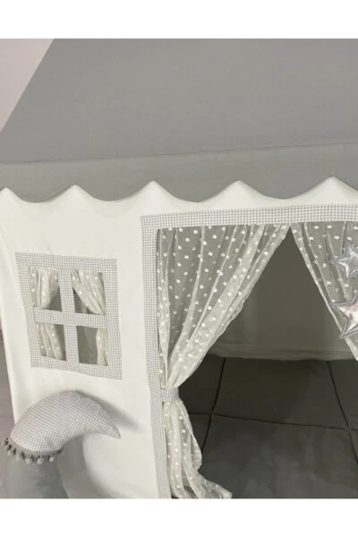 Kids Play House Grey Color Play Tent Playground - 4