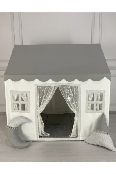 Kids Play House Grey Color Play Tent Playground - 6