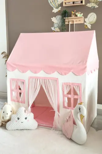 Kids Play House Pink Play Tent Play Area - 4