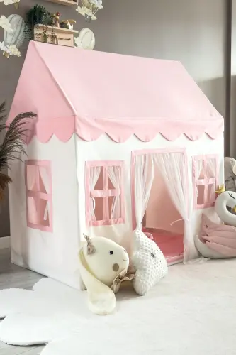 Kids Play House Pink Play Tent Play Area - 5