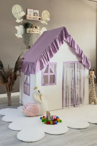 Kids Play House Purple - Lilac Color Play Tent Playground-Lilac - 5