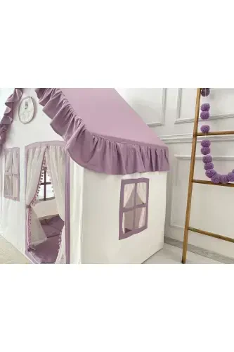 Kids Play House Purple - Lilac Color Play Tent Playground-Lilac - 3
