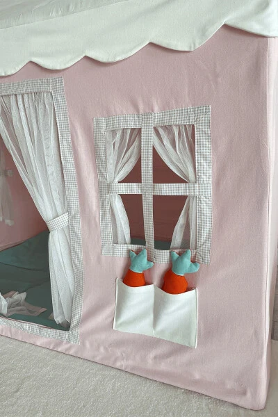 Kids Play House Rabbit Patterned Play Tent Playground - 3