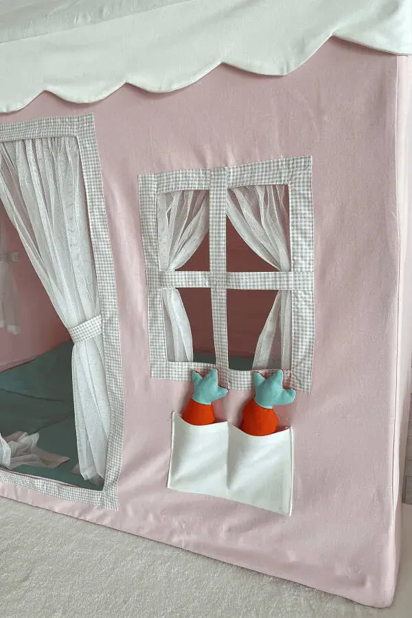 Kids Play House Rabbit Patterned Play Tent Playground - 3