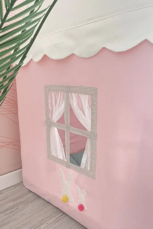 Kids Play House Rabbit Patterned Play Tent Playground - 4