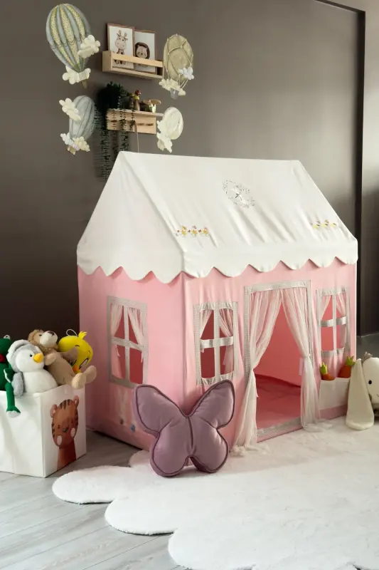 Kids Play House Rabbit Patterned Play Tent Playground - 1