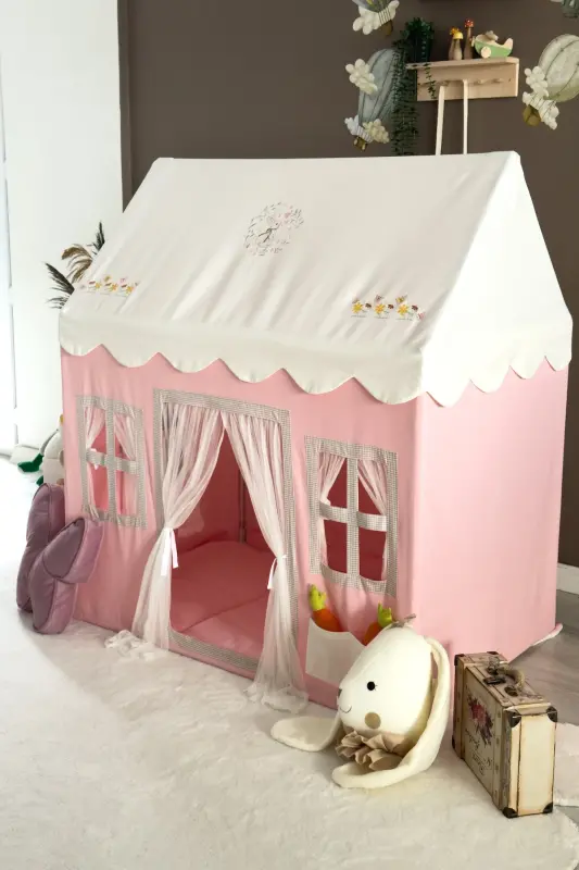 Kids Play House Rabbit Patterned Play Tent Playground - 3