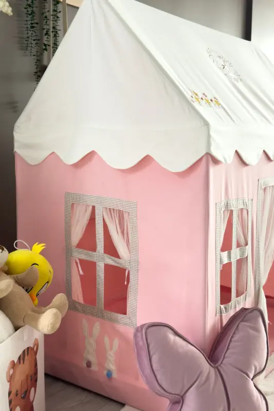 Kids Play House Rabbit Patterned Play Tent Playground - 5