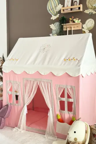 Kids Play House Rabbit Patterned Play Tent Playground - 7