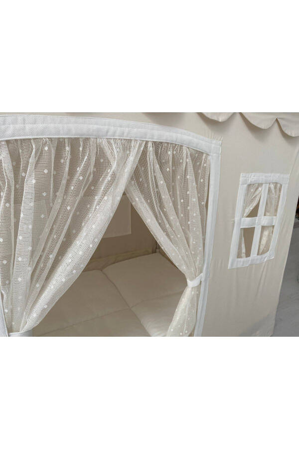 Kids Play Tent Cream Colored Play Area - 3
