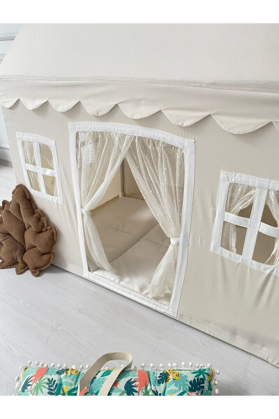 Kids Play Tent Cream Colored Play Area - 5
