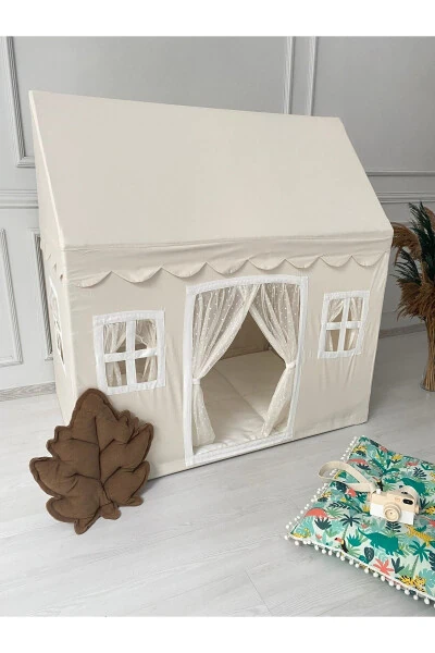 Kids Play Tent Cream Colored Play Area - Modazone
