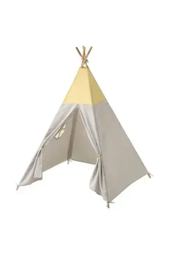 Kids Play Tent Meridyendukkan Grey-Yellow 164 Cm Foldable Tent Play House - 1