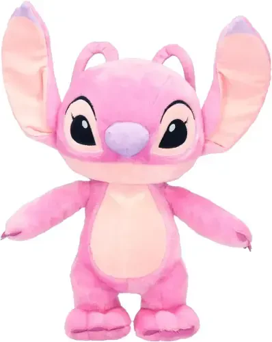 Kids Preferred Disney Angel Stitch Stuffed Animals and Plush Toys, Pink-PINK - 3
