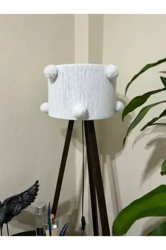 Kids Room Baby House Lamp Shade (FOOT IS NOT INCLUDED) -Customizable-White - 1