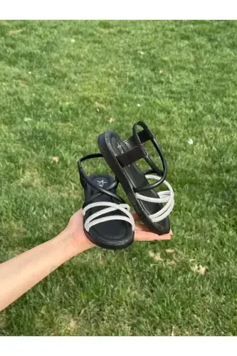 Kids Sandals, Baby Sandals, Wedding Shoes, Non-Slip Summer Stylish Kids Shoes-Metallic - 5