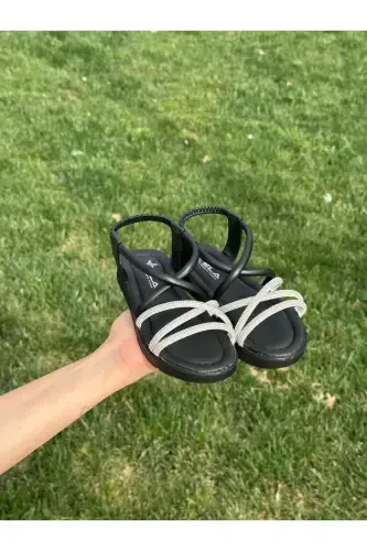 Kids Sandals, Baby Sandals, Wedding Shoes, Non-Slip Summer Stylish Kids Shoes-Metallic - 6