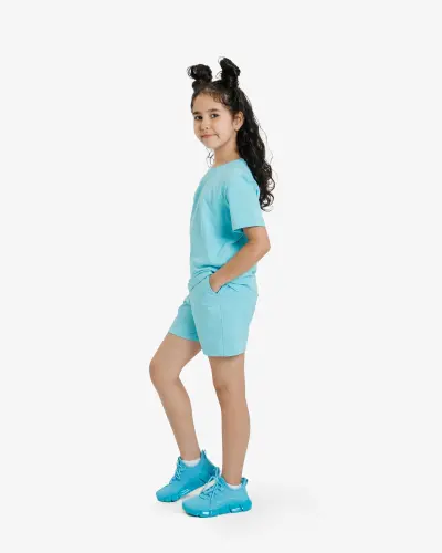 Kid's Shorts - BLUE - 5