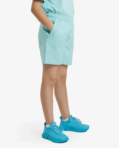 Kid's Shorts - LIGHT BLUE - 7SABER (1)