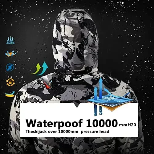 Kid's Ski Jacket Winter Waterproof Coat girls boys Fleece Snowboarding Jackets with Detachable Hood - 3