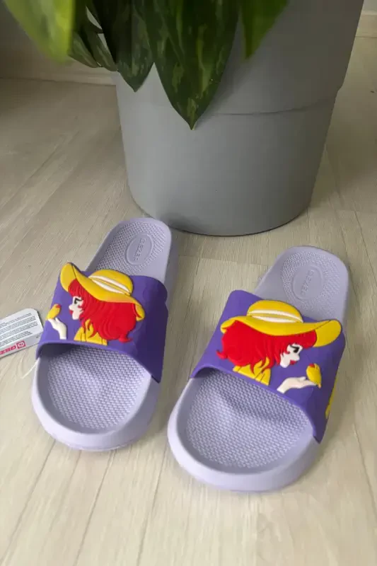 Kids Slippers Beach Pool Mermaid Girl Boy Sandals-Morprenses - Modazone