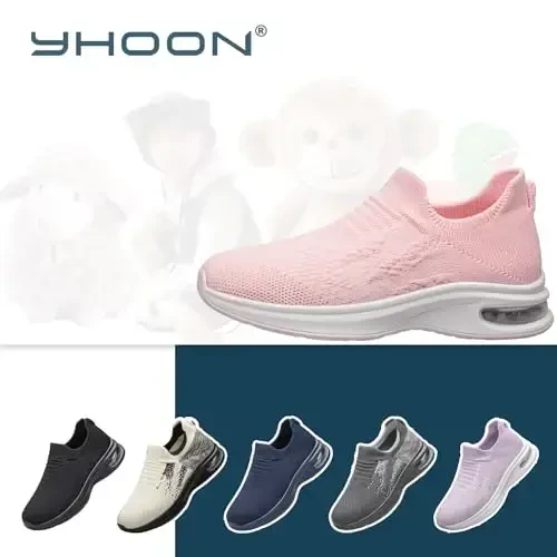 Kids Sock Shoes Boys Girls Sneakers Athletic Fitness Tennis Walking School Shoes for Toddler/Little Kid/Big Kid - 3