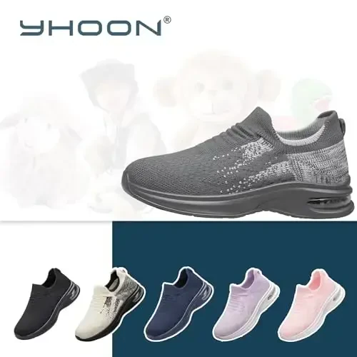 Kids Sock Shoes Boys Girls Sneakers Athletic Fitness Tennis Walking School Shoes for Toddler/Little Kid/Big Kid - 3