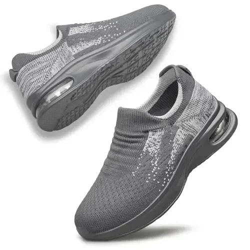 Kids Sock Shoes Boys Girls Sneakers Athletic Fitness Tennis Walking School Shoes for Toddler/Little Kid/Big Kid - 4