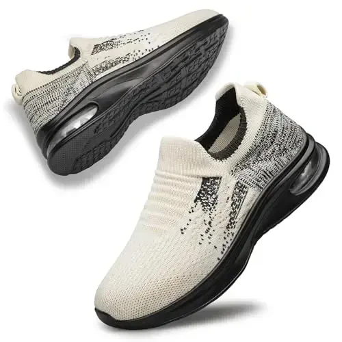 Kids Sock Shoes Boys Girls Sneakers Athletic Fitness Tennis Walking School Shoes for Toddler/Little Kid/Big Kid - 4