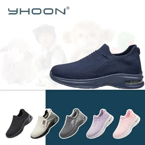Kids Sock Shoes Boys Girls Sneakers Athletic Fitness Tennis Walking School Shoes for Toddler/Little Kid/Big Kid - 3