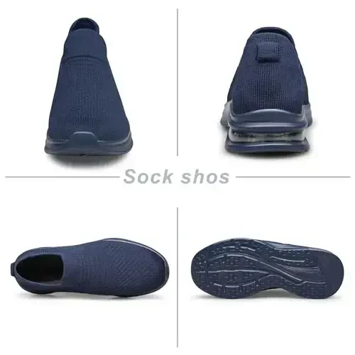 Kids Sock Shoes Boys Girls Sneakers Athletic Fitness Tennis Walking School Shoes for Toddler/Little Kid/Big Kid - 7