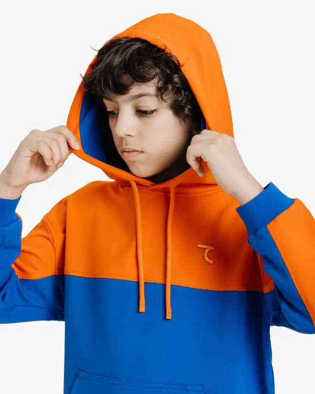 Kids' Sports Suit - BLUE / ORANGE - 6