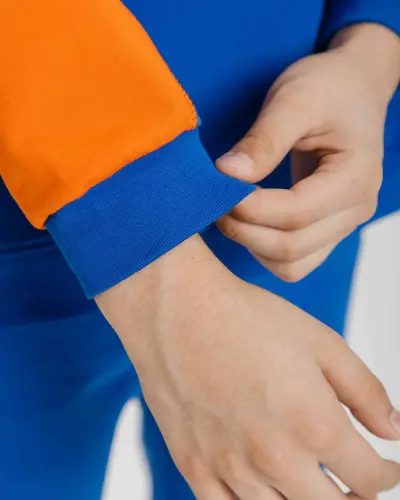 Kids' Sports Suit - BLUE / ORANGE - 8