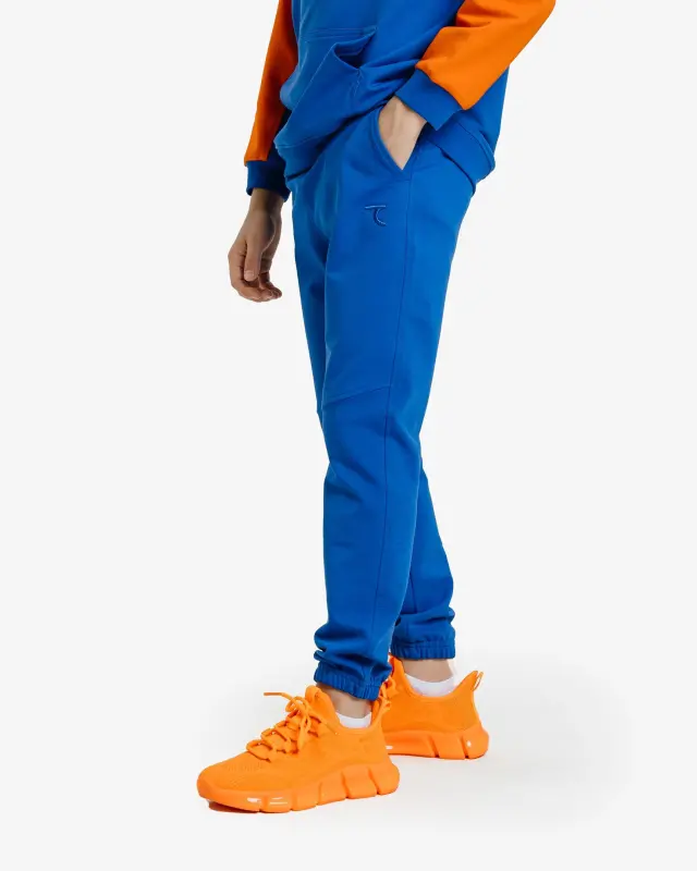 Kids' Sports Suit - BLUE / ORANGE - 13