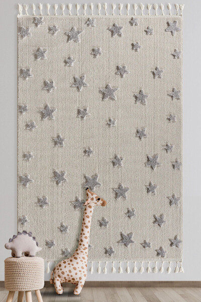 Kids - Starry Anti-Allergic Star Figured Baby Room Rug - 23