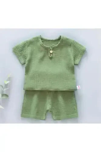 Kids Summer Bohemian Set-green - 6