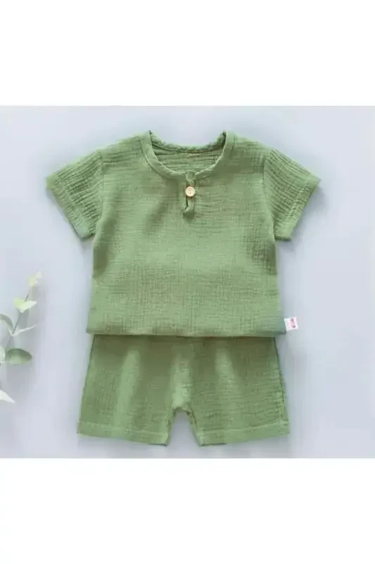 Kids Summer Bohemian Set-green - 6
