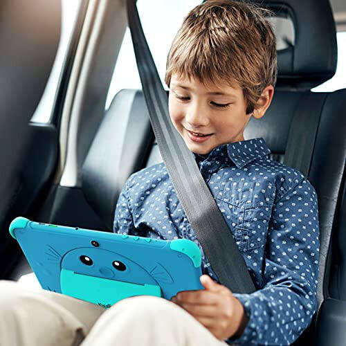 Kids Tablet 10 inch Tablet for Kids 2GB 32GB Toddler Tablet with Case WiFi IPS Screen Dual Camera, Kids Android Learning Tablets Lots Educational Contents Tablet for Kids Toddlers 3-7 8-12 Boys Girls - 5