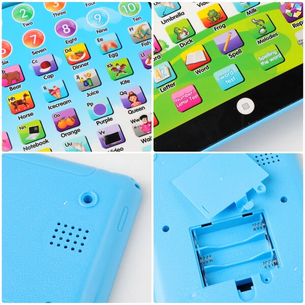 Kids Tablet Learning Pad Preschool Early Educational Tablet Pad Computer Educational Toy Birthday Gift for Kids Boys Girls, 7.28 in - 6