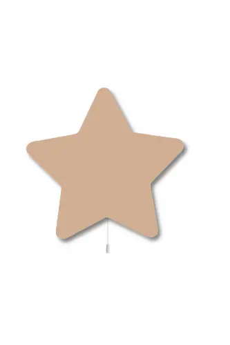 Kids Teen Bedroom Girl Boy Baby Wall Decor Star Lighting Models-Cappucino 
