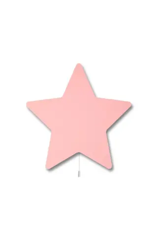 Kids Teen Bedroom Girl Boy Baby Wall Decor Star Lighting Models-Pink 