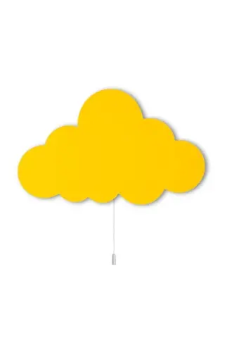 Kids Teen Bedroom Girl Boy Baby Wall Decoration Cloud Lighting Models-Yellow 
