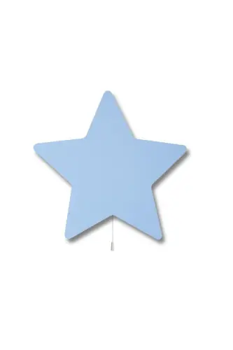 Kids Teens Bedroom Girl Boy Baby Wall Decor Star Lighting Models-Blue 