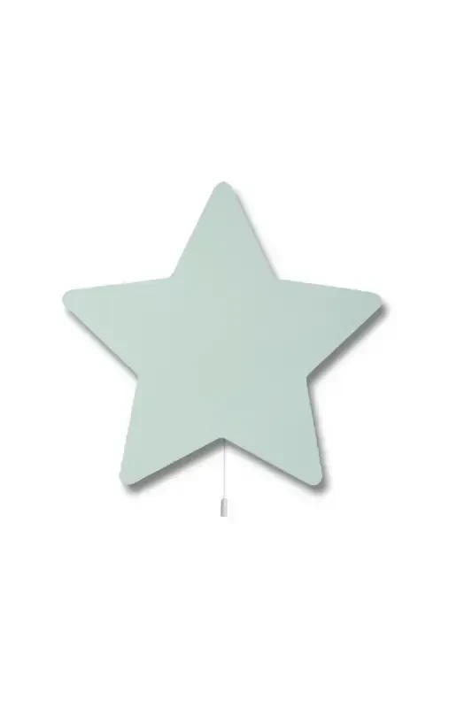Kids Teens Bedroom Girl Boy Baby Wall Decor Star Lighting Models-Mint - 1