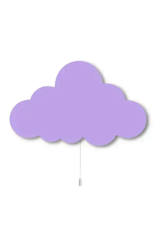 Kids Teens Bedroom Girl Boy Baby Wall Decoration Cloud Lighting Models-Lilac - Modazone