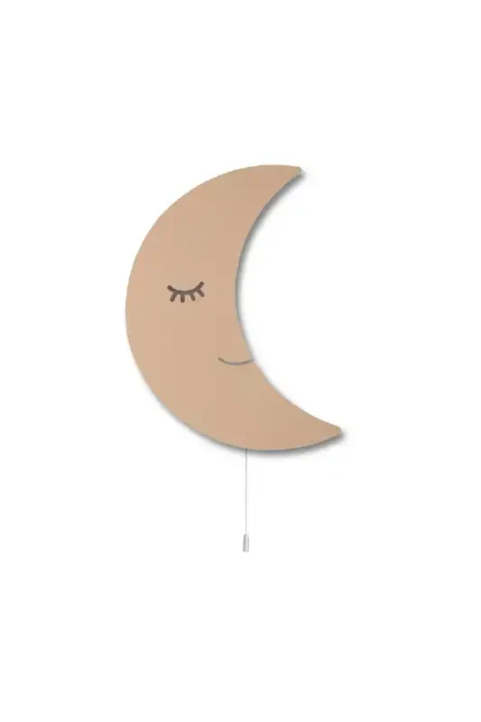 Kids Teens Bedroom Girl Boy Baby Wall Decoration Moon Lighting Models-Cappucino - 1