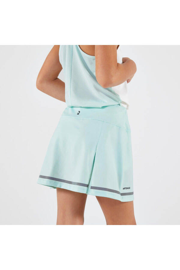 Kids Tennis Skirt - Light Green - TSK900 - 8